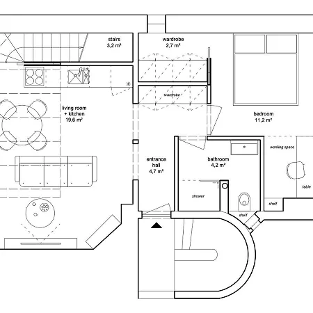 Apartamento Superbe Duplex Traversant Refait à Neuf Au Calme. Suresnes